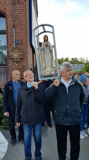 Intronizacja figury Matki Bożej w Bielawie