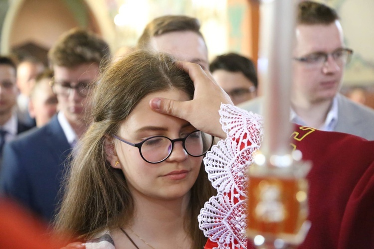 Bierzmowanie w Biegonicach