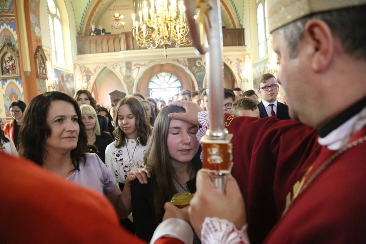 Bierzmowanie w Biegonicach