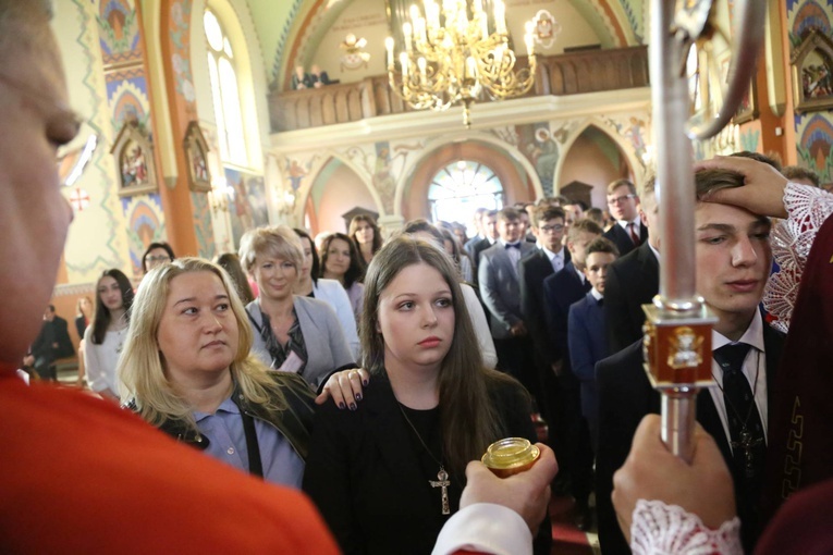 Bierzmowanie w Biegonicach