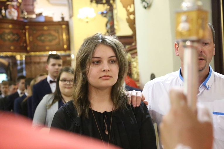 Bierzmowanie w Starym Sączu