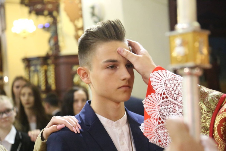 Bierzmowanie w Starym Sączu