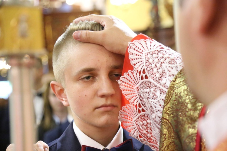 Bierzmowanie w Starym Sączu