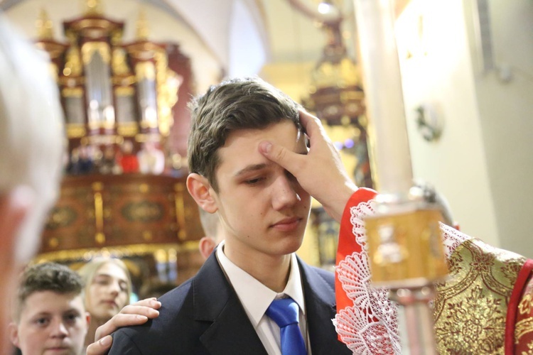 Bierzmowanie w Starym Sączu