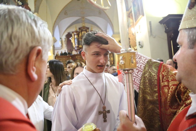 Bierzmowanie w Starym Sączu