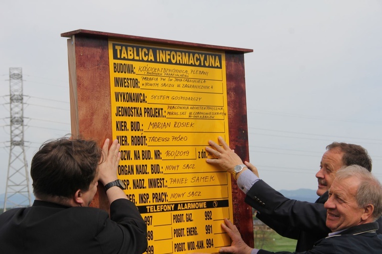 Rozpoczęcie budowy nowego kościoła w Nowym Sączu