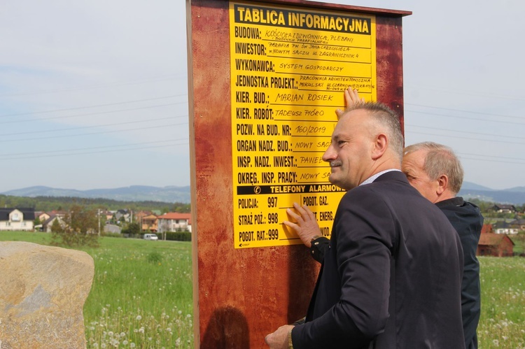 Rozpoczęcie budowy nowego kościoła w Nowym Sączu