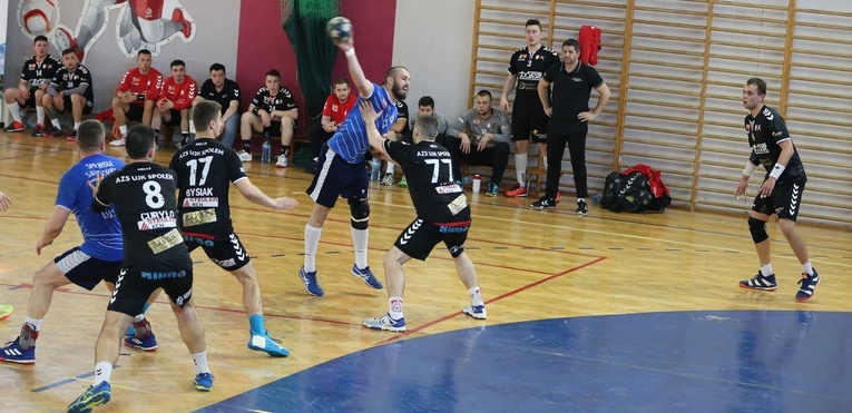 Mecz piłki ręcznej w Sandomierzu 
