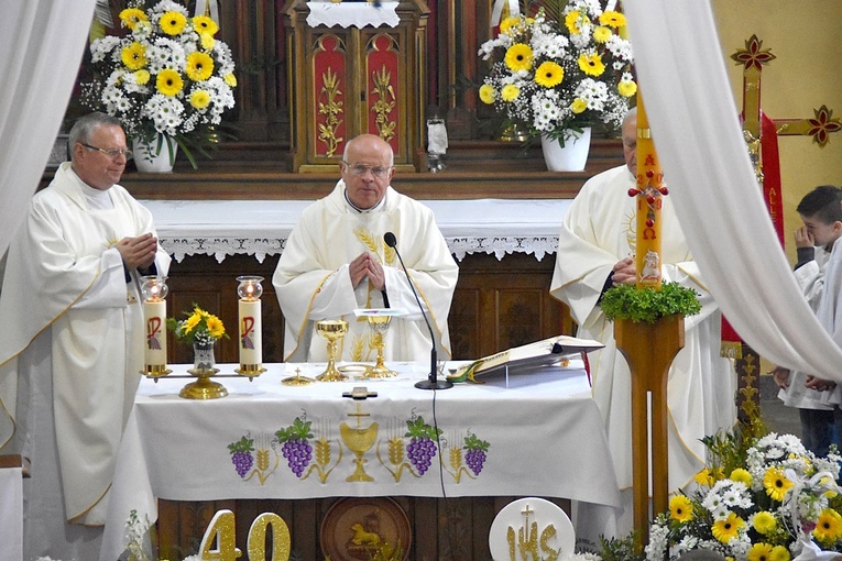 40-lecie kapłaństwa proboszcza z Pszenna