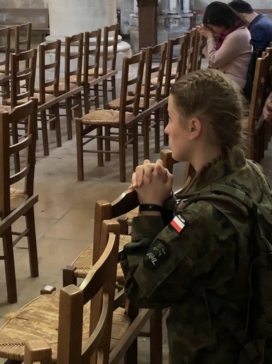 Podchorążowie AWL na 61. Międzynarodowej Pielgrzymce Wojskowej do Lourdes
