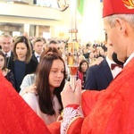 Bierzmowanie w kościele św. Heleny w Nowym Sączu