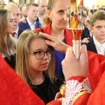 Bierzmowanie w kościele św. Heleny w Nowym Sączu