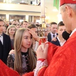 Bierzmowanie w kościele św. Heleny w Nowym Sączu