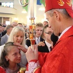 Bierzmowanie w kościele św. Heleny w Nowym Sączu