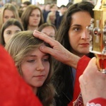 Bierzmowanie w kościele św. Heleny w Nowym Sączu