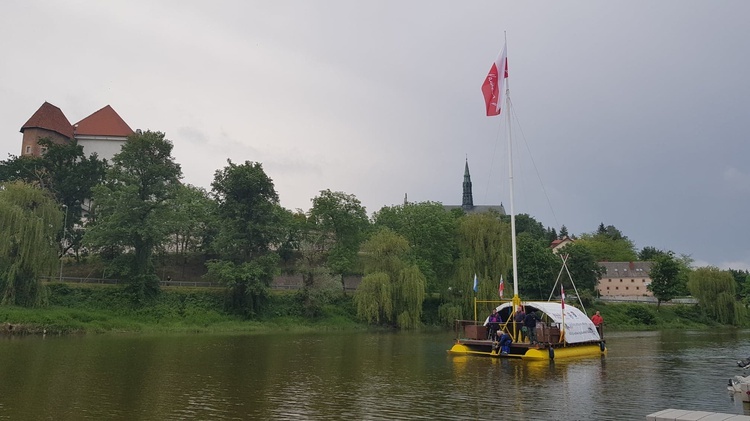 Tratwa "Pielgrzym" w Sandomierzu 