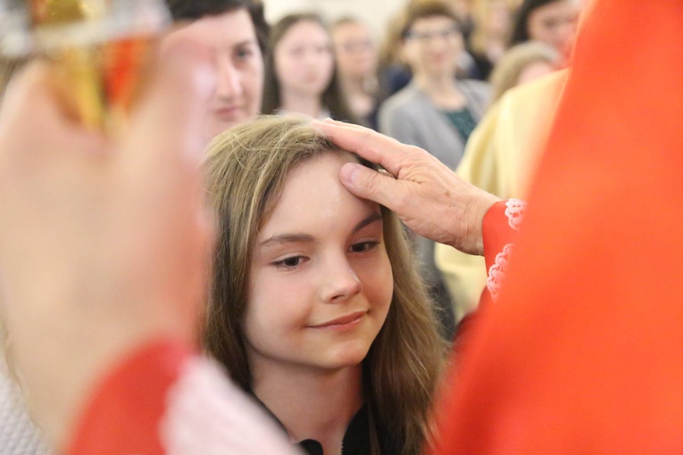 Bierzmowanie w Chomranicach