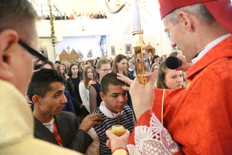 Bierzmowanie w Chomranicach