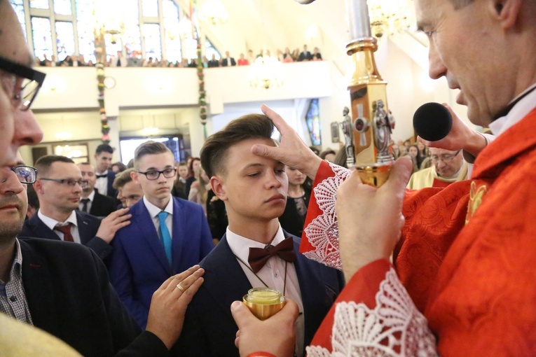 Bierzmowanie w Chomranicach