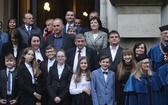 Uczniowie z Gilowic na gali w Collegium Novum UJ w Krakowie - 2019