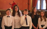 Uczniowie z Gilowic na gali w Collegium Novum UJ w Krakowie - 2019