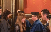 Uczniowie z Gilowic na gali w Collegium Novum UJ w Krakowie - 2019