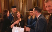 Uczniowie z Gilowic na gali w Collegium Novum UJ w Krakowie - 2019