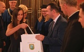 Uczniowie z Gilowic na gali w Collegium Novum UJ w Krakowie - 2019