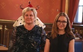 Uczniowie z Gilowic na gali w Collegium Novum UJ w Krakowie - 2019