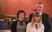 Uczniowie z Gilowic na gali w Collegium Novum UJ w Krakowie - 2019