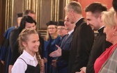 Uczniowie z Gilowic na gali w Collegium Novum UJ w Krakowie - 2019