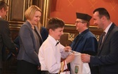 Uczniowie z Gilowic na gali w Collegium Novum UJ w Krakowie - 2019