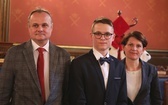 Uczniowie z Gilowic na gali w Collegium Novum UJ w Krakowie - 2019