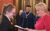 Uczniowie z Gilowic na gali w Collegium Novum UJ w Krakowie - 2019