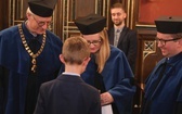 Uczniowie z Gilowic na gali w Collegium Novum UJ w Krakowie - 2019