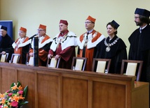 Uroczystość nadania doktoratu honoris causa prof. Platindze.