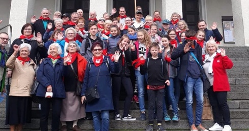 Wolontariusze i pracownicy warmińskiej Caritas wzięli udział w pielgrzymce do Niepokalanowa