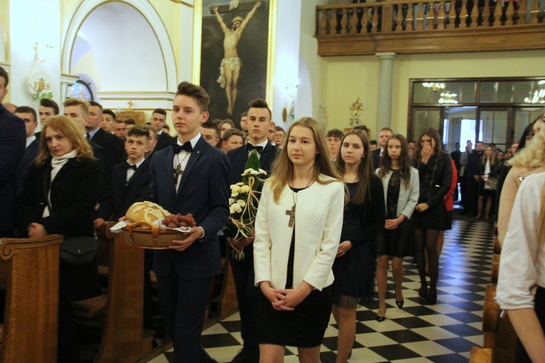 Bierzmowanie w Żabnie