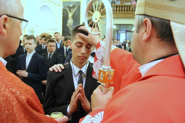 Bierzmowanie w Żabnie