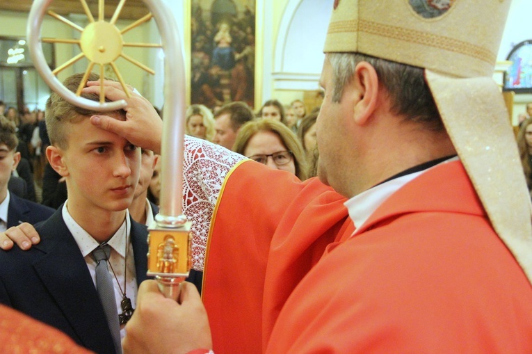 Bierzmowanie w Żabnie