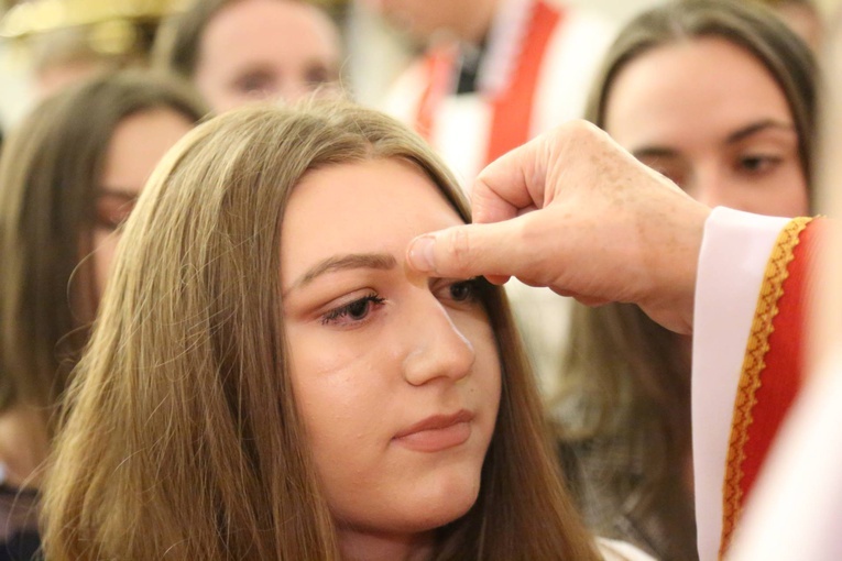 Bierzmowanie w Oleśnie