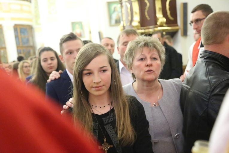 Bierzmowanie w Oleśnie
