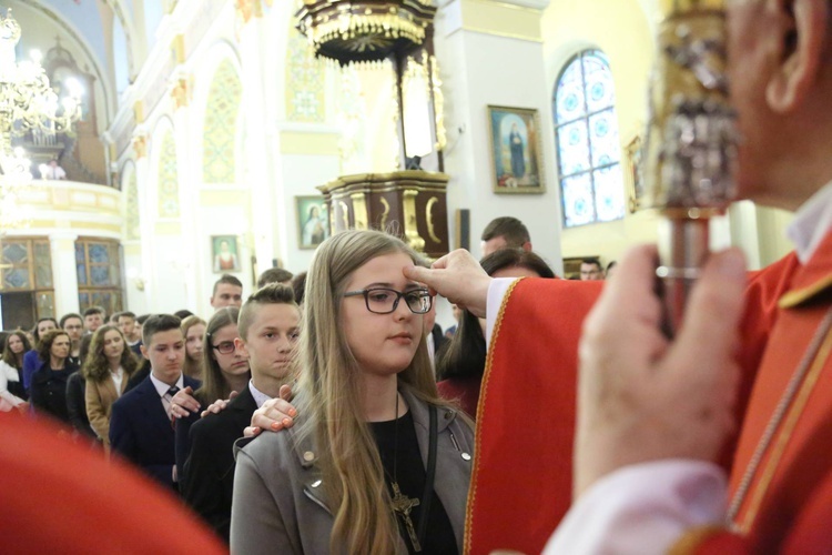 Bierzmowanie w Oleśnie