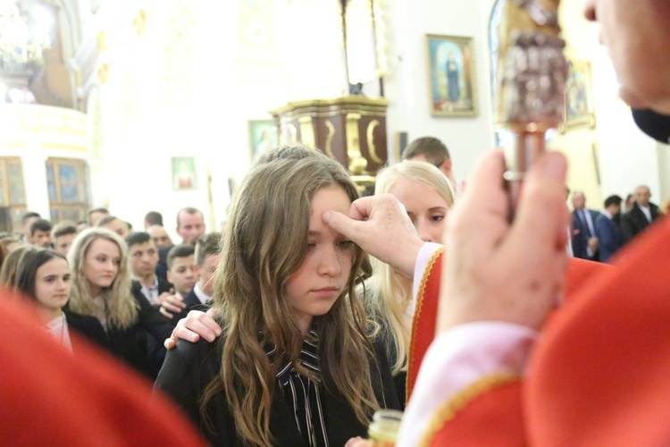 Bierzmowanie w Oleśnie