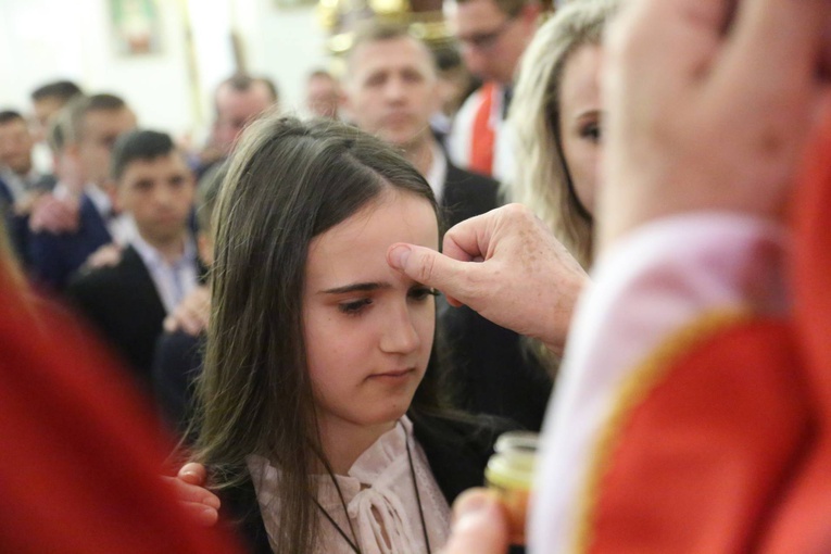 Bierzmowanie w Oleśnie