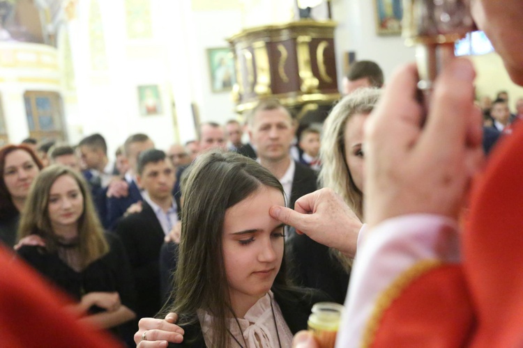 Bierzmowanie w Oleśnie