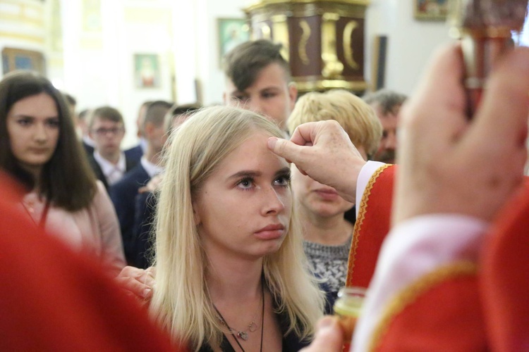 Bierzmowanie w Oleśnie