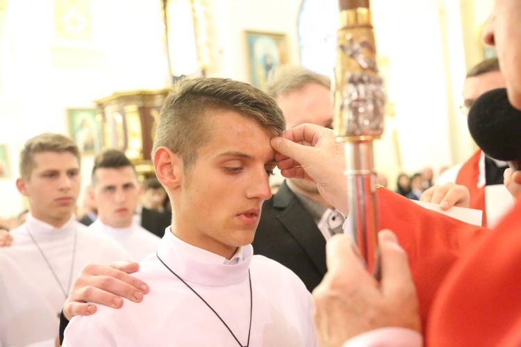 Bierzmowanie w Oleśnie