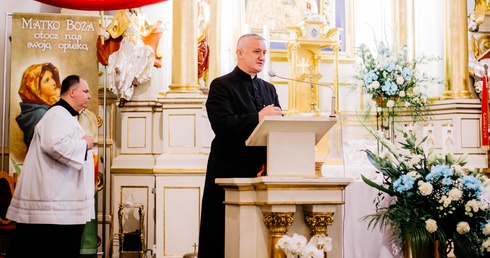 O duchowej adopcji mówił ks. Tomasz Kancelarczyk.