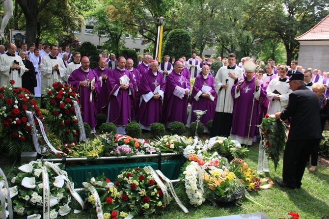 Uroczystość pogrzebowa biskupa Jana Bagińskiego